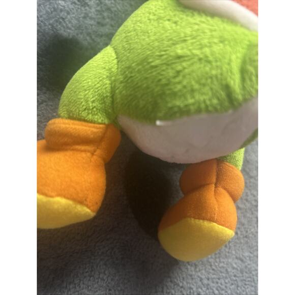 Yoshi Plush Super Mario Doll 10” Green Red Shell 2018 - Picture 6 of 6